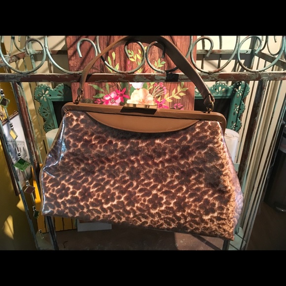 Vintage Antique Chocolate Brown Velvet Purse - Picture 3 of 8